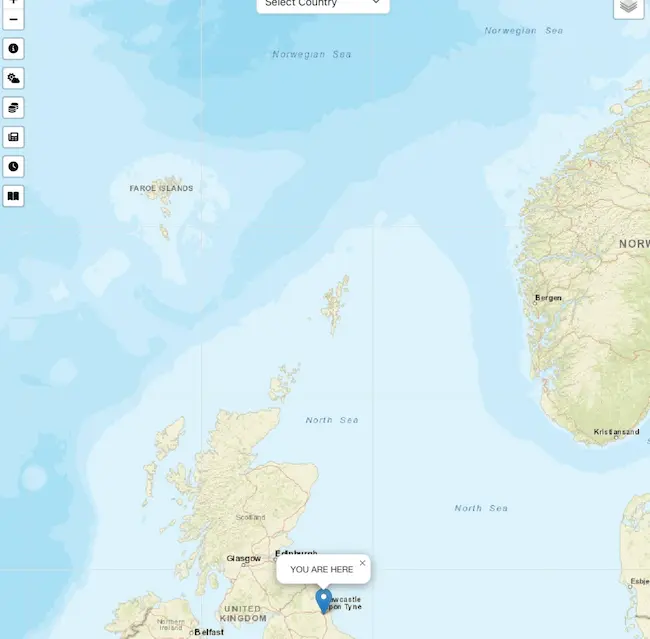 Country Explorer Screenshot